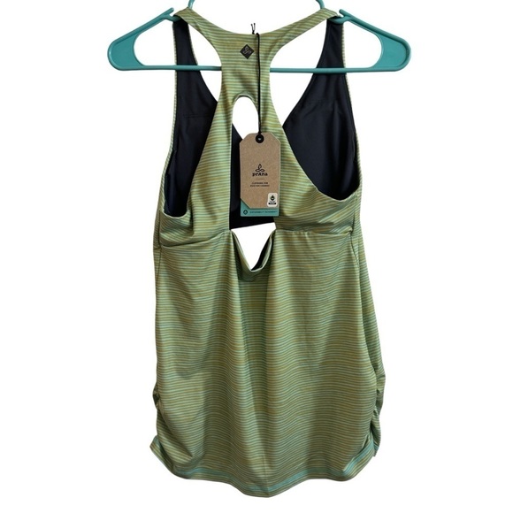 NWT PrAna Locano Bra Tank, Beach Glass, Size M - Picture 7 of 9